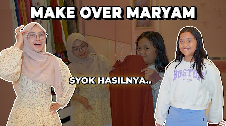 BISMILLAH.. MAKE OVER MARYAM.. wow Hasilnya..!!!