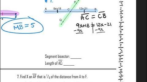 Lesson 1.3: Midpoint Formula