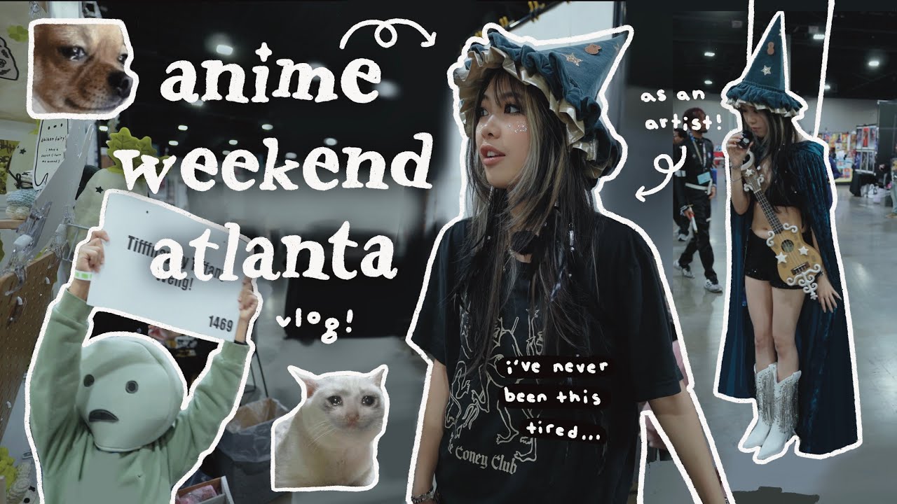 Most Difficult Artist Event I've Ever Done... ANIME WEEKEND ATLANTA ARTIST ALLEY VLOG | Tiffany Weng