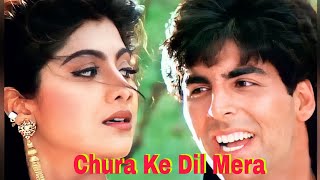 Chura Ke Dil Mera(Love Song) HD - Main Khiladi Tu Anari 1994 |  Alka Yagnik, Kumar Sanu