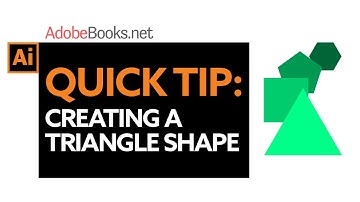 Creating a Triangle Shape | Illustrator Quick Tip