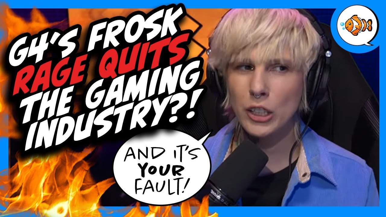 Frosk RAGE QUITS the Video Game Industry! Blames G4 TV Co-Workers?!