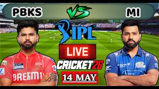 🔴LIVE - PBKS vs MI TATA IPL 2026 Cricket Match Today | Punjab Kings vs Mumbai Indians | Cricket 26 screenshot 1