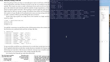Tiny Python Projects: Ch 19 Pt 3 (Parsing a delimited text file)
