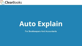 Auto Explain For Bookkeepers and Accountants