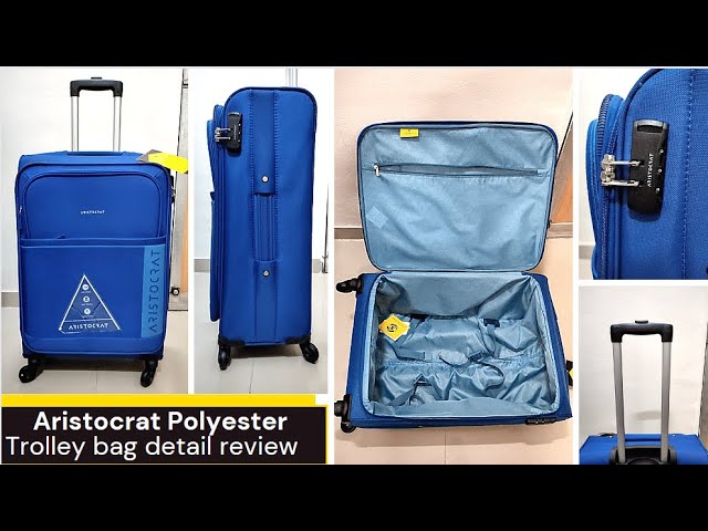 ARISTOCRAT 55 Cm Aston Blue Small 4 Wheel Hard Luggage Strolley in bulk for  corporate gifting | Aristocrat Trolley Bag, Suitcase wholesale distributor  & supplier in Mumbai India