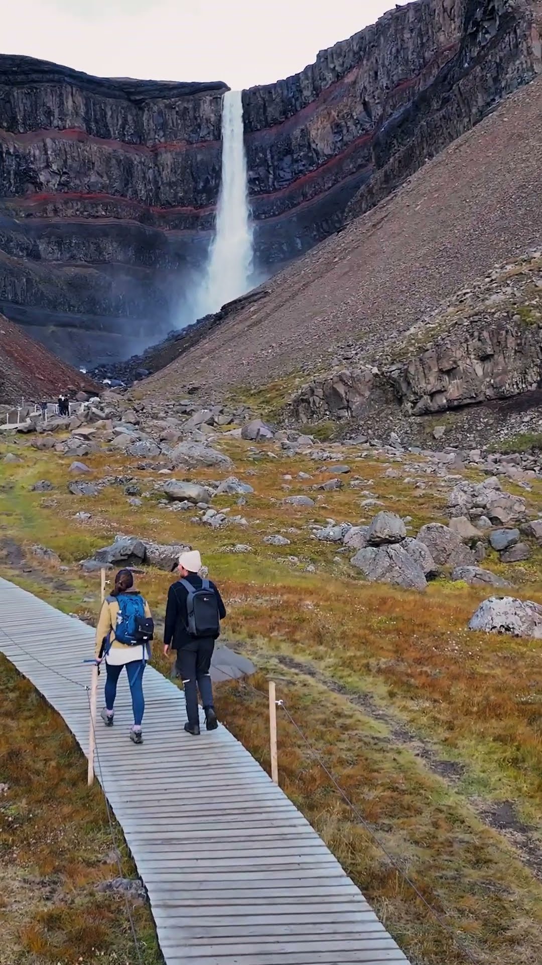Iceland's Best Waterfall!? Hengifoss — Hengifoss — video poster