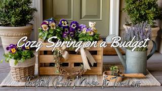 Thrifted to Timeless: Cozy Farmhouse Spring & Easter Decorating Ideas Budget Friendly DIY screenshot 1