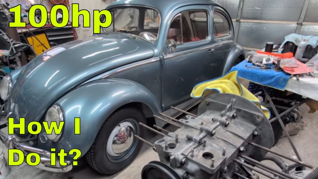 Как собрать 100-сильный двигатель VW с воздушным охлаждением 🔥 Объяснение настройки распредвала, ...
