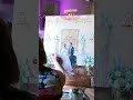 Castle wedding painting
