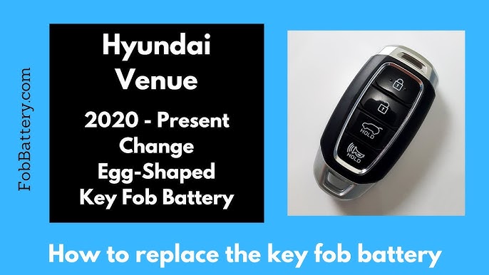 Hyundai Key FOB Battery Change (Smart Key Remote) - For Santa Fe, Kona,  Palisade, Venue 