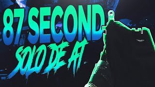 INSANE "87 SECOND SOLO DEATOMIZER WITH MAC-TAV 45!" FAST NUKE ON INFINITE WARFARE WITH MW2 UMP! (HC)