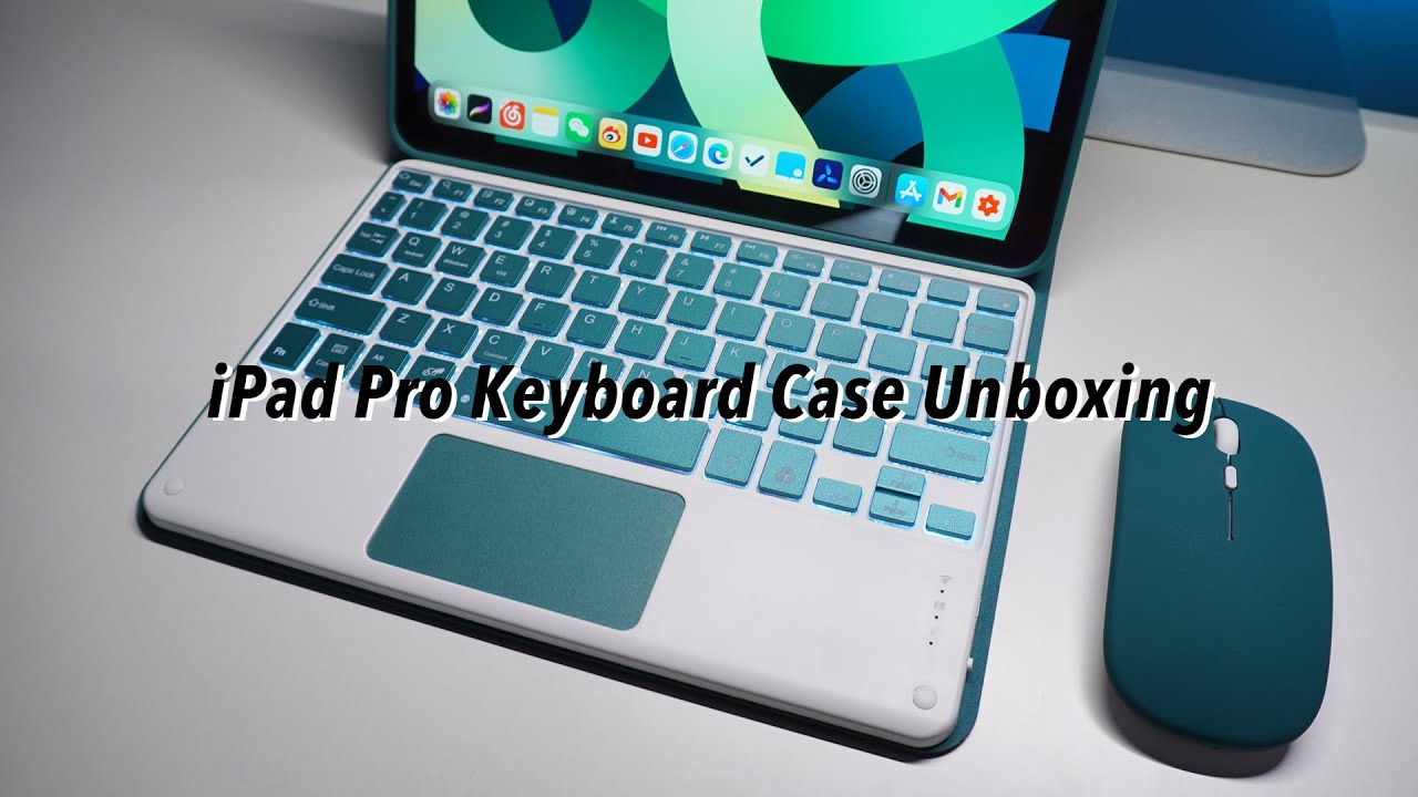 AliExpress iPad Pro Keyboard Case with Trackpad Unboxing & Review - No Talking