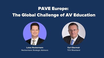 Special Conversation "PAVE Europe: The Global Challenge of AV Education" - Full Recording