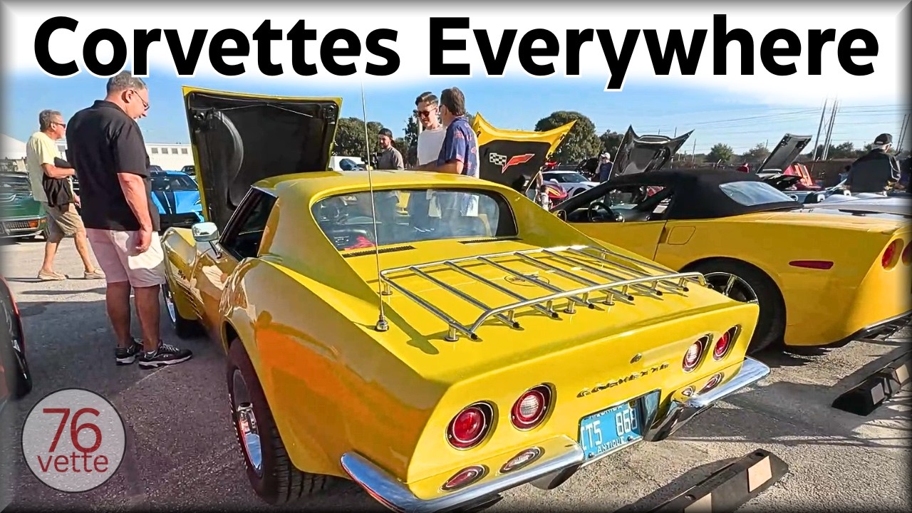 Более 300 автомобилей Corvette захватили Тампу.