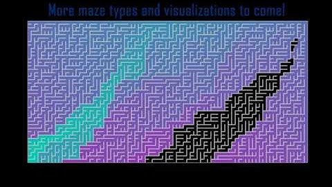 Maze Visualizations: 1) Binary Tree