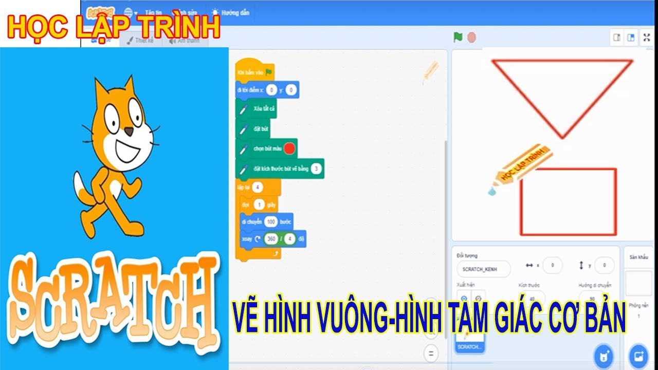 Làm phim hoạt hình với Scratch  Em Yêu Tin Học