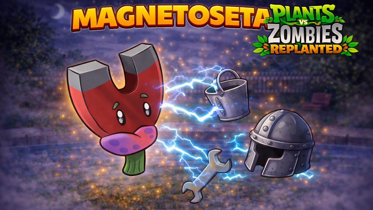 La Magnetoseta llega para desarmar a los zombis | Plants vs Zombies Replanted Fase 4-8