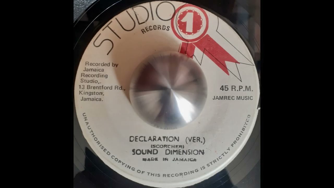 ABYSSINIANS - Declaration Of Rights / SOUND DIMENSION - Declaration Version 1970