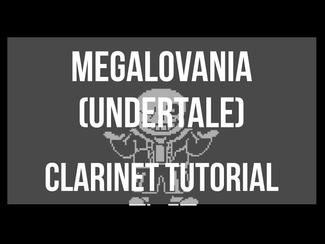Undertale - Megalovania (Easy Level) (Toby Fox) - Clarinet Sheet