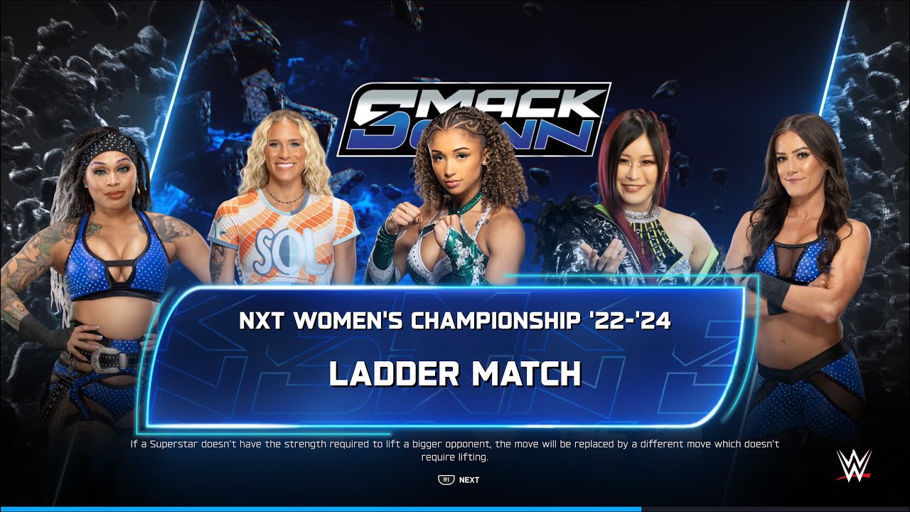 ATHLETIC MAYHEM!! - 5-Women Ladder Match For NXT Womens Champion -