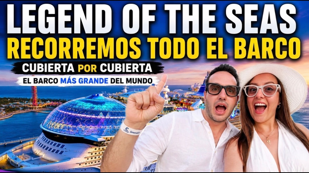 Crucero Legend Of The Seas Recorrido Completo Cubierta a Cubierta! Royal Caribbean! Full Detalles