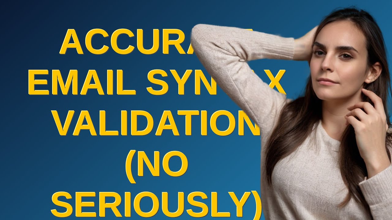 Codereview: Accurate email syntax validation (no seriously)