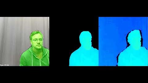 Deeplabv3+ Based Semantic Depth on DepthAI