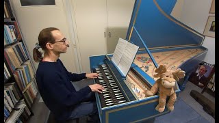 Geoffroy: Suite in e minor. John Moraitis, harpsichord. @johnmoraitis