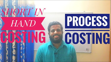 Short in Hand Costing | Process Costing in Malayalam | Bcom, CA, CMA, CS, MBA |KARIS GEORGE KOSHY