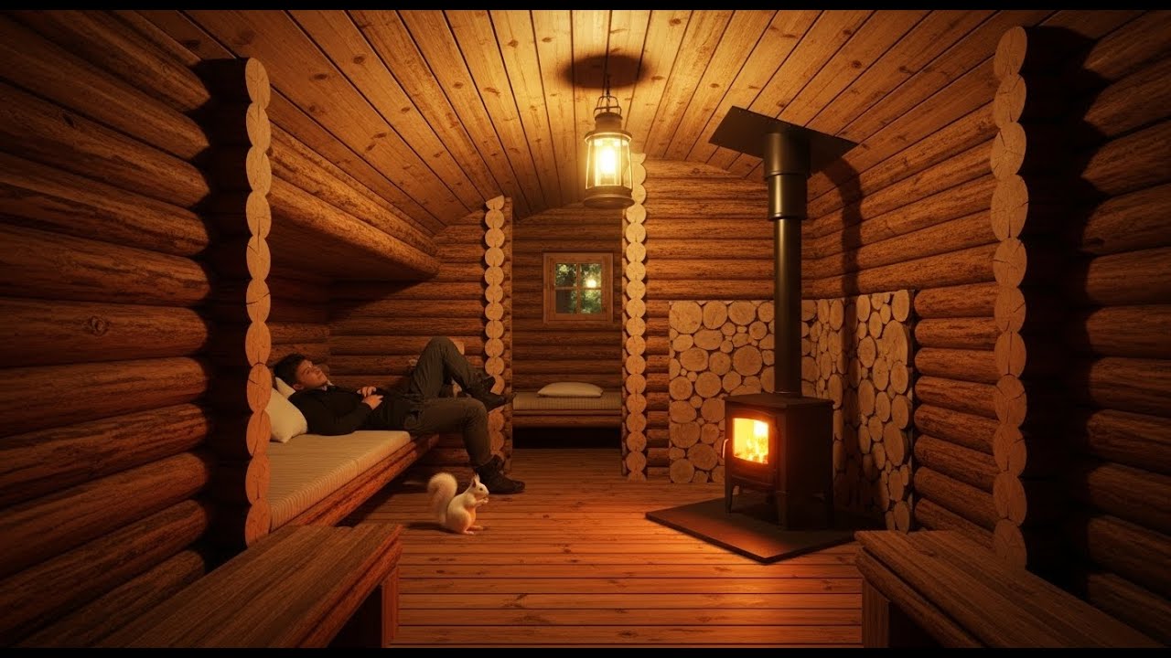 . From Winter to Winter: A One-Year Log Cabin Build in the Frozen Forest