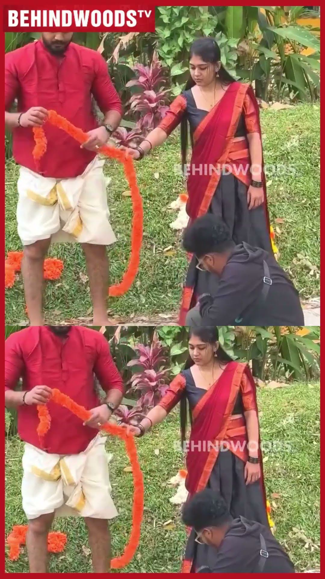 'மாப்ள பொண்ண புடிங்க விட்டுறாதீங்க' ? தண்ணிக்குள்ள கவுத்து விட்ட Photoshoot