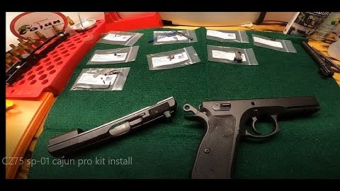 CZ75 sp 01 cajun pro kit - full tear down and install