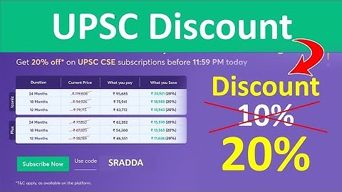 Unacademy UPSC Referral Code 2022 - 20% Off Unacademy Discount Code 2023