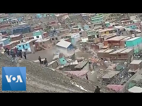 At Least 8 Dead in Southern Peru Landslide - VOA News.