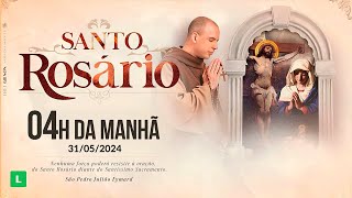 Santo Rosário da Madrugado com Frei Gilson, Paula Guimarães, Felipe Jardim e convidados - 31/05/2024