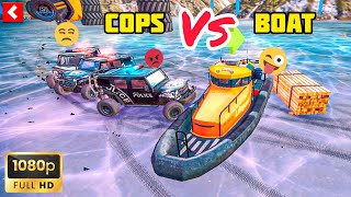 INSANE POLICE CHASE, COPS VERSUS BOAT | OFF THE ROAD HD OPEN WORLD DRIVING GAME