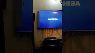 Toshiba 350MP 55 inch Led Smart 4k TV Wall mount#toshibatv  #shorts @supercyberautomotivetravel