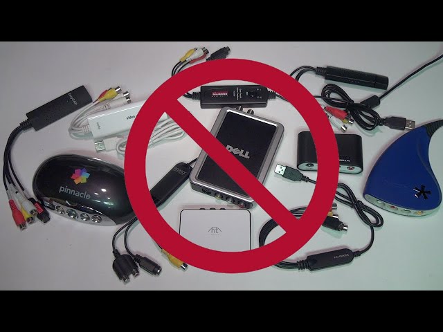 USB video capture devices ALL SUCK - but there's a solution - YouTube