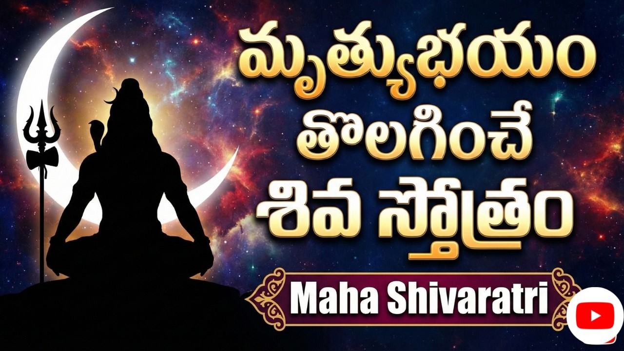 చంద్రశేఖరాష్టకం పారాయణం | Shiva Stotram for Long Life & Moksha | Mahashivaratri Special | God Shiva