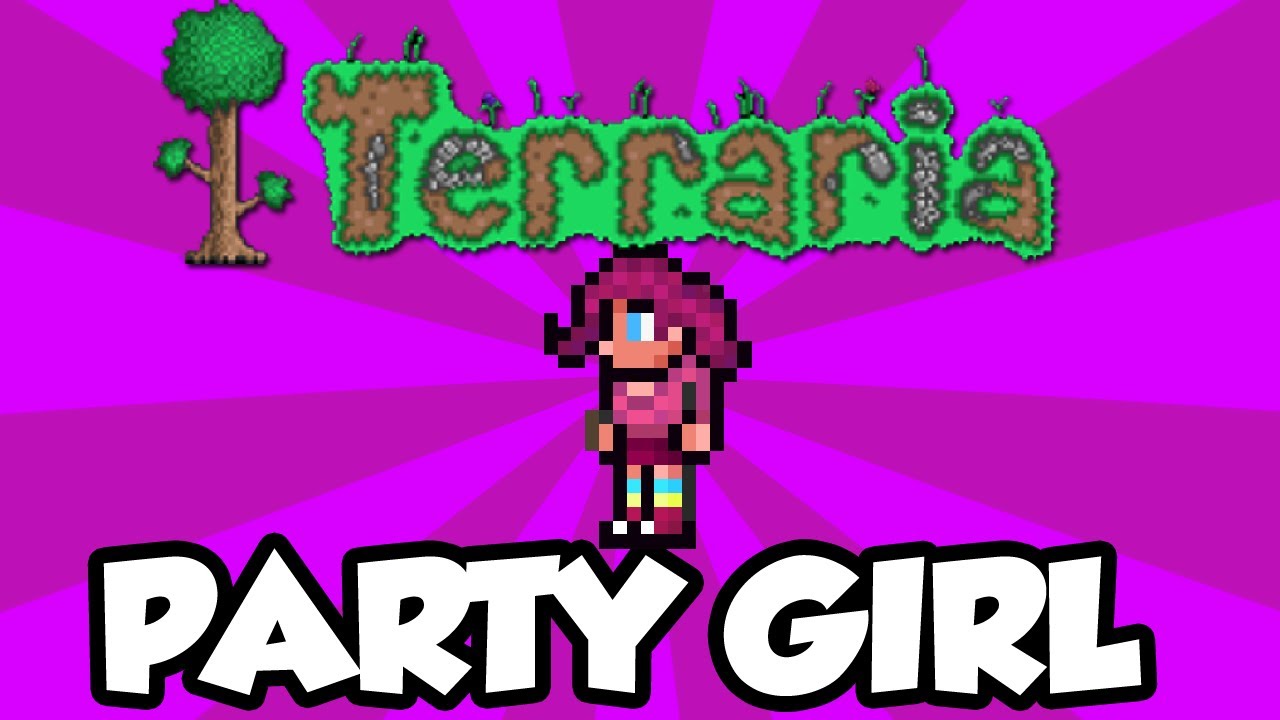 Terraria 1.2 - How to get the Party Girl NPC (New Terraria 1.2 Items