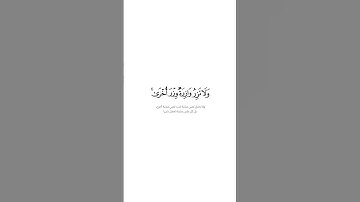 ولا تزر وازرة وزر أخرى | تلاوة تحبيرية آسرة للشيخ #ياسر_الدوسري | كروما شاشة بيضاء