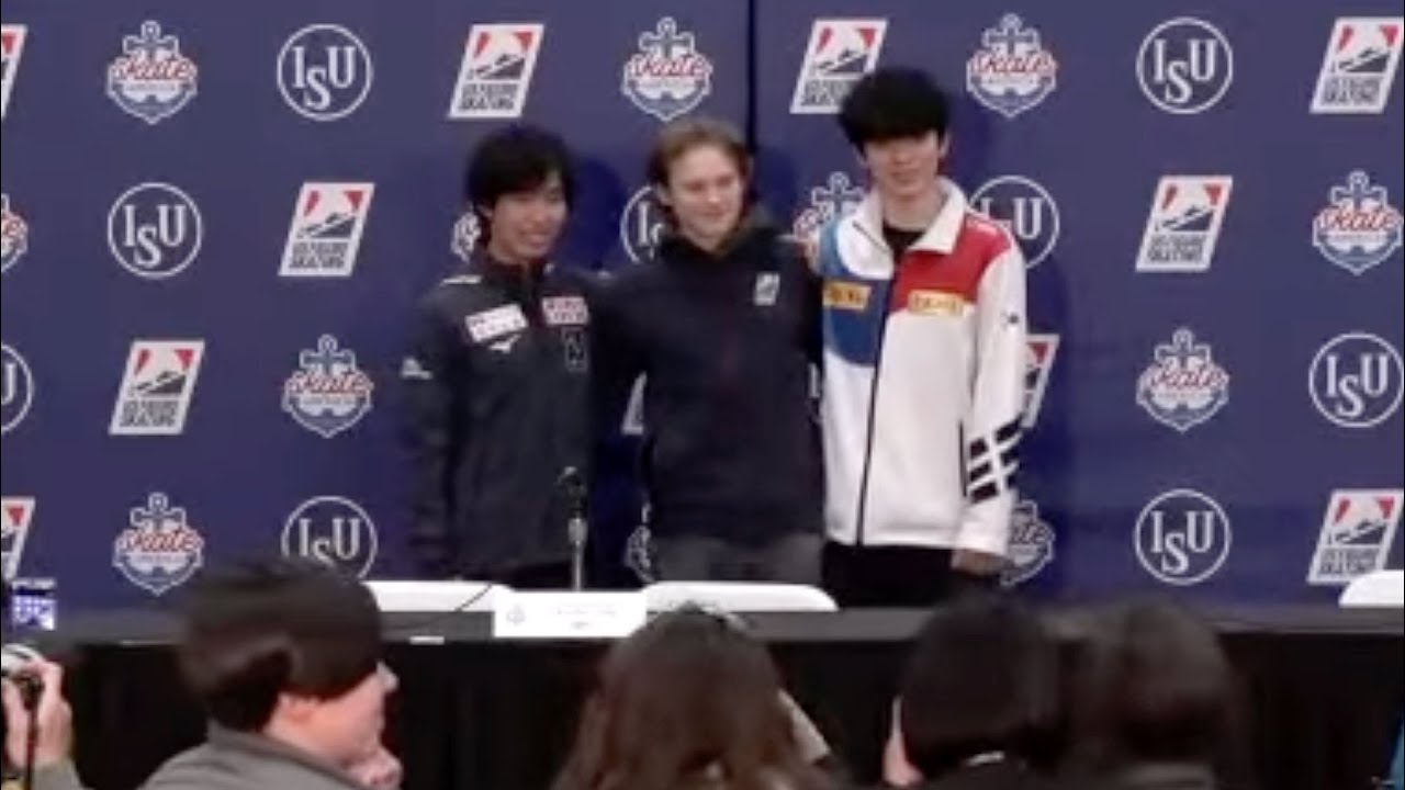 Men's Free Skate Press Conference | 2022 Skate America