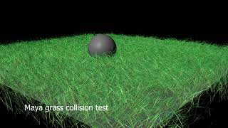 Maya grass collision