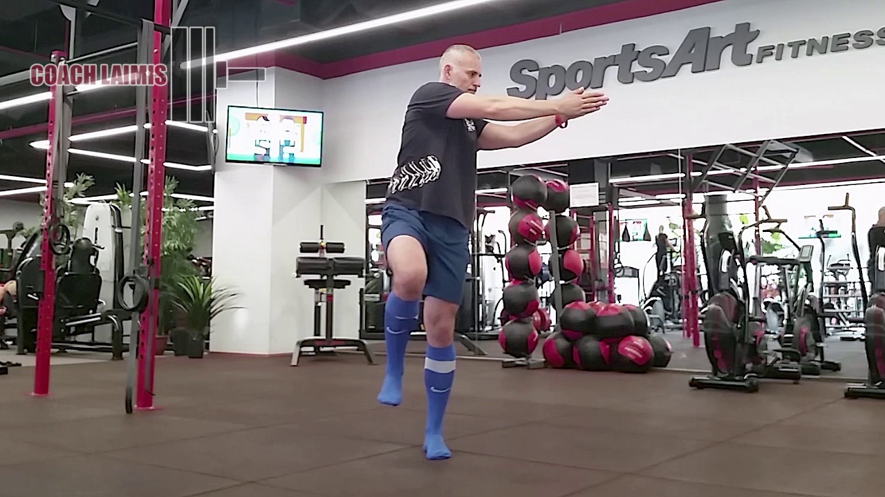 Single Leg Rotation Man Ankle Single Leg Rotation - YouTube