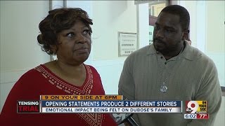 Sam DuBose's family speaks after first day of Ray Tensing murder trial