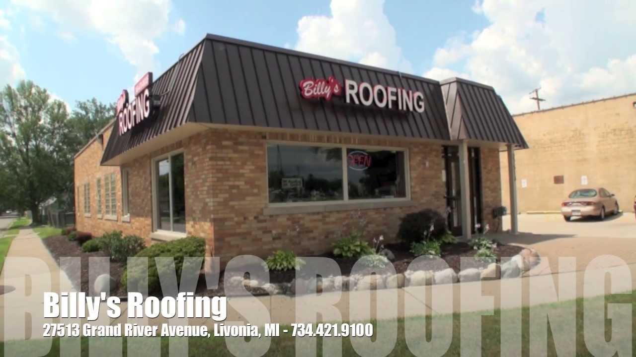 Billy's Roofing Livonia, MI Showroom YouTube