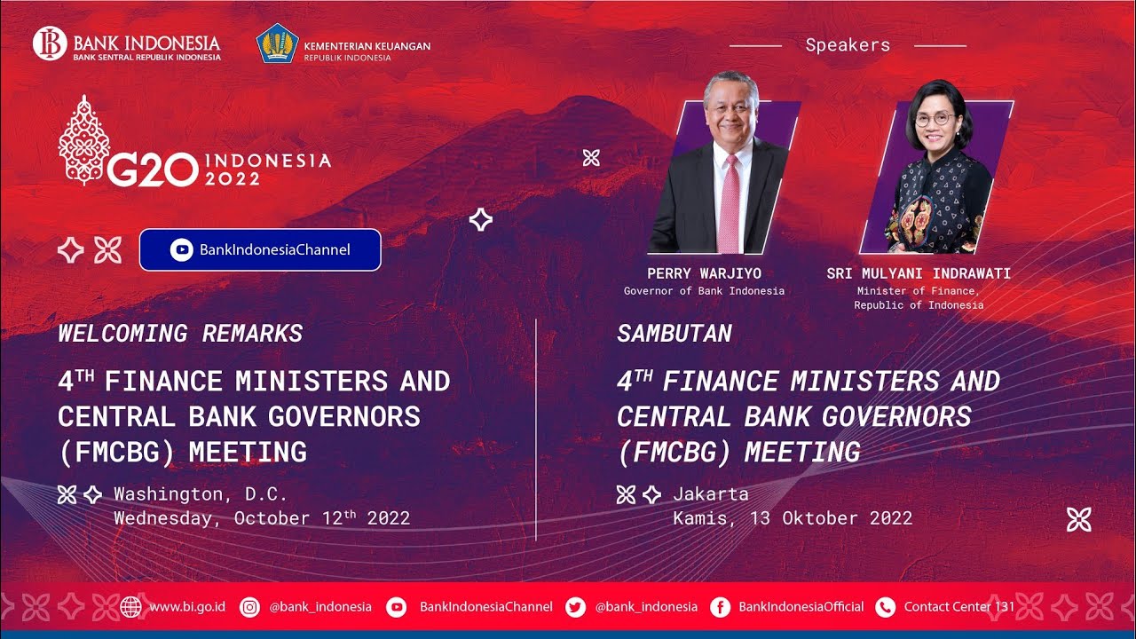 [LIVE STREAMING] Remarks 4th Finance Ministers and Central