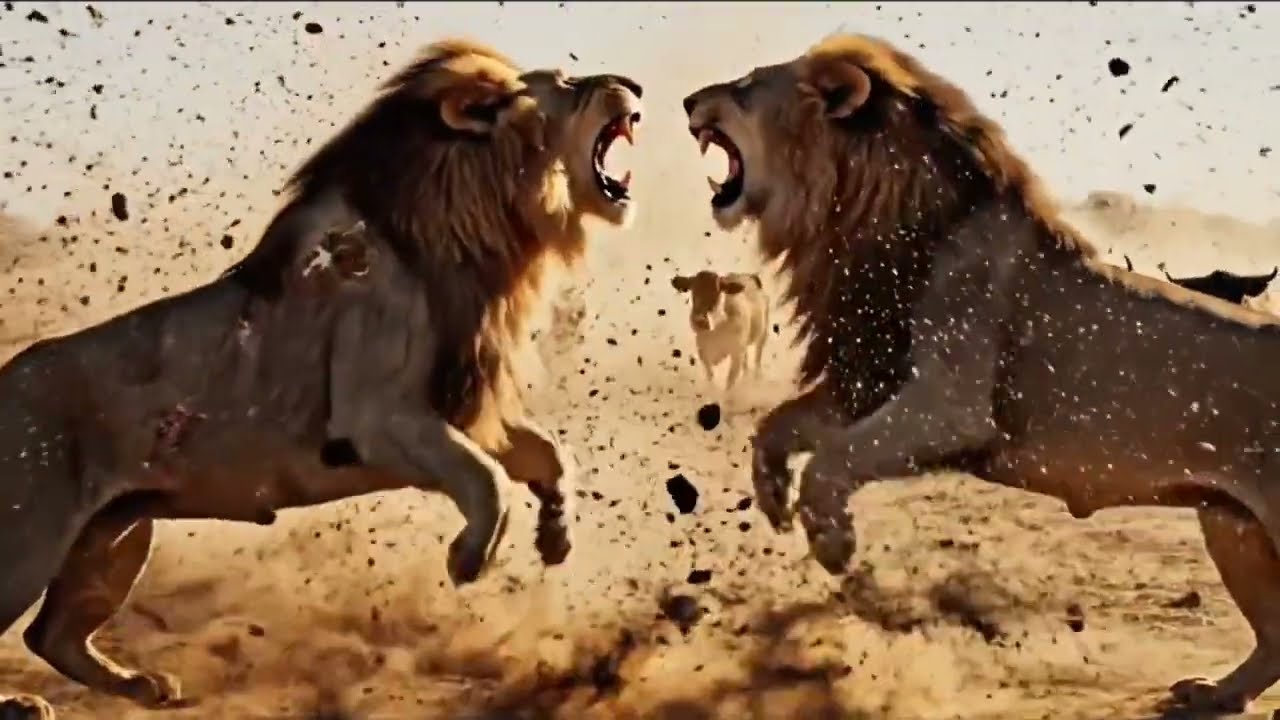 Wildlife Amazon jungle No escape fight loins each other 