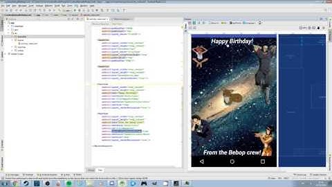 Udacity Android Beginner course, Birthday Card App